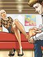 The shopaholic - Her cock as big as tiny her pussy is...