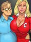 Two hot blondes bet on big black cocks - Loser wants his victory blowjob by The Pit