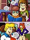 Scooby-Doo - Daphne, Velma, Scooby, Shaggy, Fred by Cartoonza