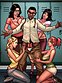Detention: An anaconda sleeping in his pants by black n white comics