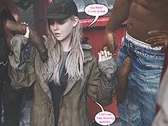 You're really stroking that huge cock..