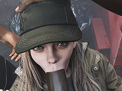 C'mon gurl, bill dat black dick some..