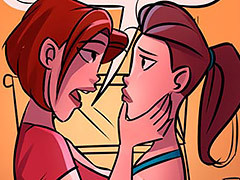 The careful female parent suspects..